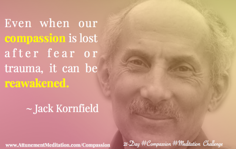 Day 3: After trauma compassion can be reawakened ~ Jack Kornfield